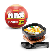 MAX BUILD Premium Sushi Bar – Miso Soup example with capsule; one random set included