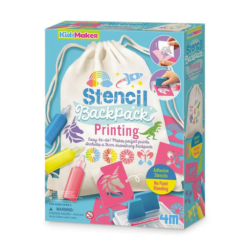 4M - 2025 STENCIL BACKPACK PRINTING Games & Toys
