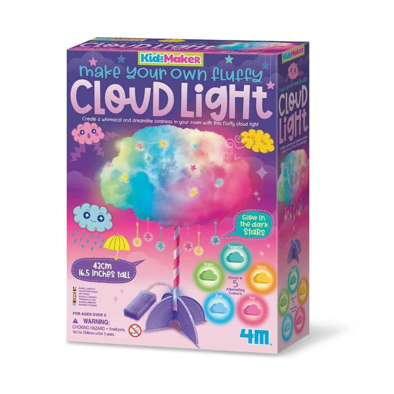 4M P4803 Make Your Own Fluffy Cloud Light finished project