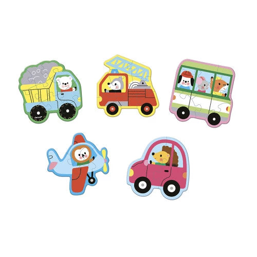 Janod - PUZZLE - BABY VEHICLES