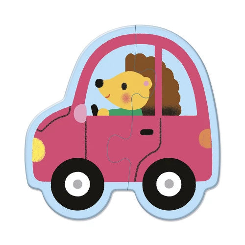 Janod - PUZZLE - BABY VEHICLES