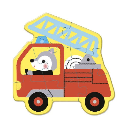 Janod - PUZZLE - BABY VEHICLES
