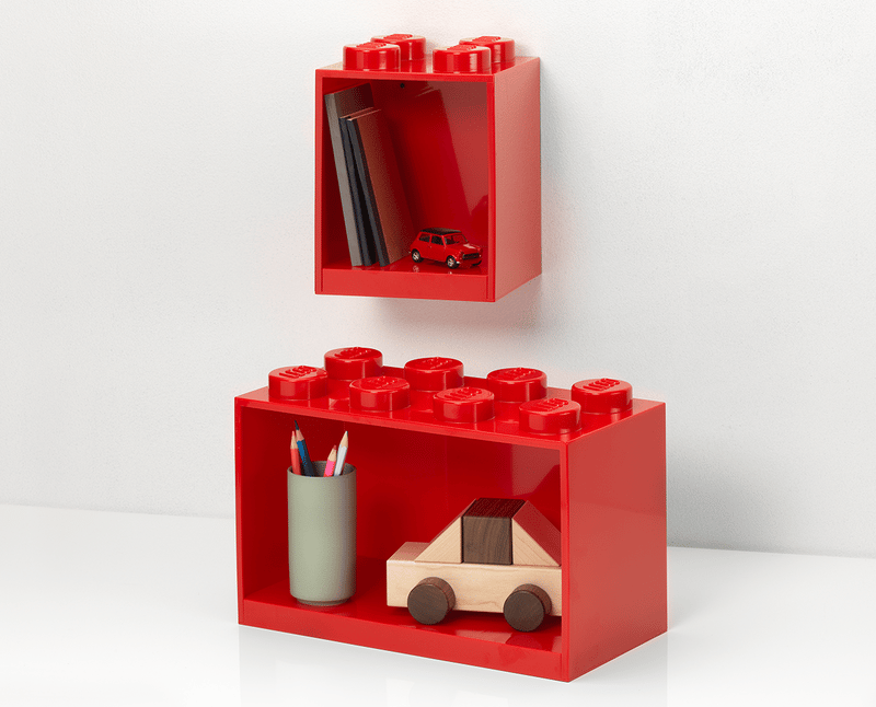 LEGO - Brick Shelf Set Bright Red Ml