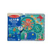 Melissa & Doug - Wooden Underwater Gear Puzzle - 18 Pieces - gear puzzle packaging