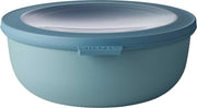 Mepal Cirqula Round Storage Bowl, 1250 mL - Nordic Green - product view
