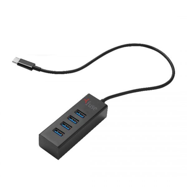 Fuse - Hub 4 Port USB-C 3.1 to 4 USB-A Ports 3.0
