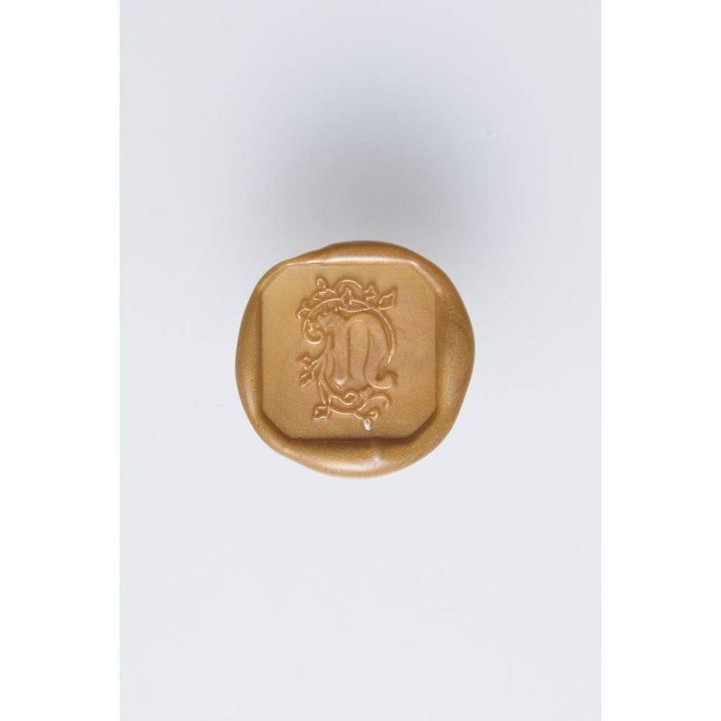 Jacques Herbin - illuminated brass seal - 5 mm - Ancient style - A to Z