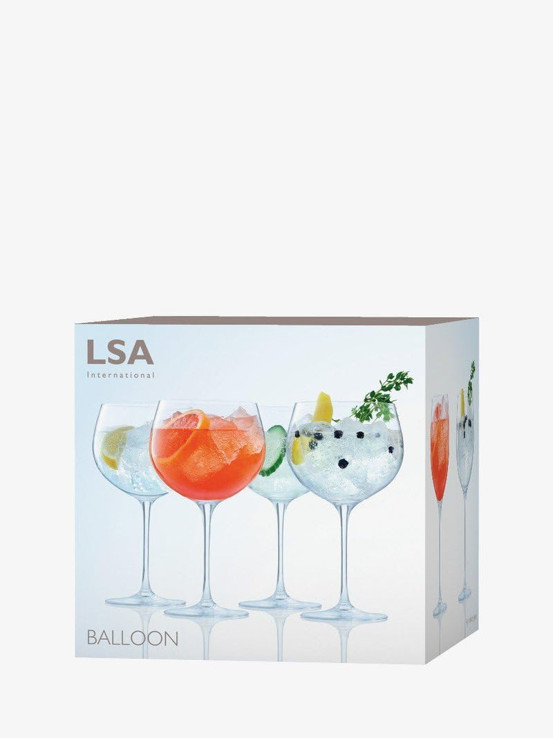 LSA - Balloon - Gin Balloon Glasses (Set of 4) | 680 mL