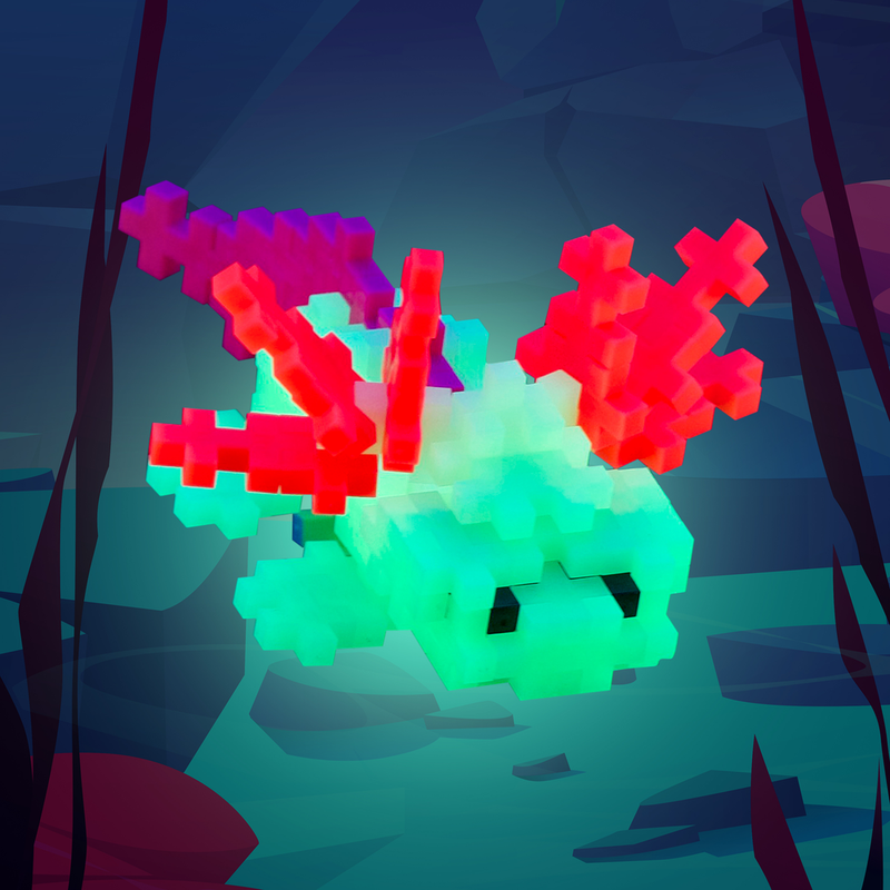 TUBE - AXOLOTL - 70pcs