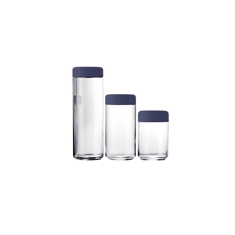 Mepra – Atmosfera Food Container – Urano Materic Cobalt – 3-Piece Set