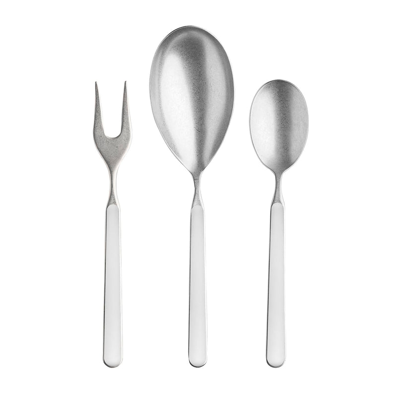Mepra – Fantasia Pewter Porcelain – 3-Piece Serving Set