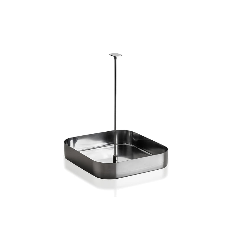 Mepra – Stile by Pininfarina Condiment Caddy – 5.90"W x 5.59"D – Mirror