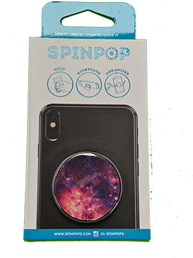 Spinpops - Spinpop Expanding Stand & Grip Orange Nebula