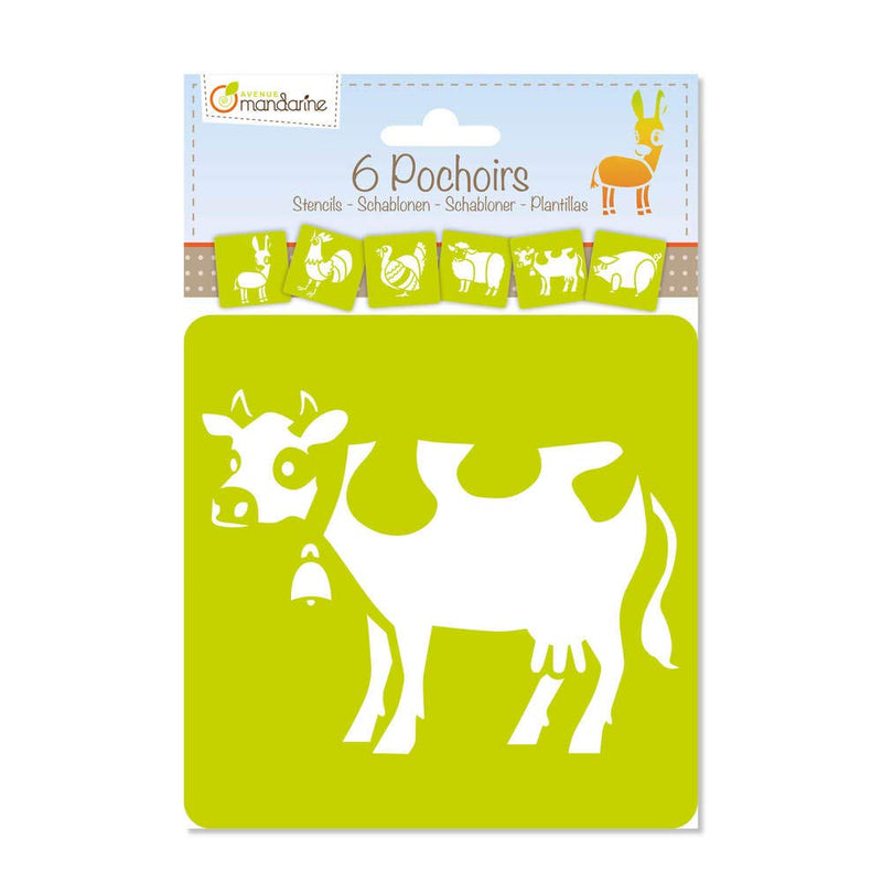 My Mandarine stencils – Farm Animals