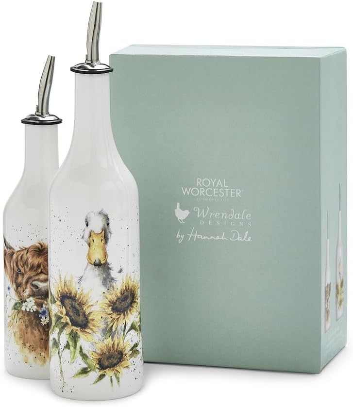 Royal Worcester - OIL & VINEGAR SET (COW&DUCK)