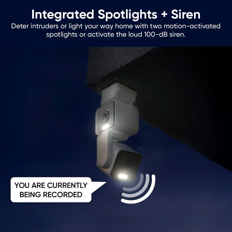 Wyze Pan Cam Duo Security Camera WYZEC-DUO-WH, White