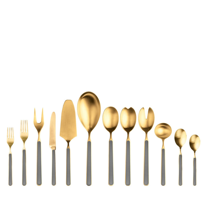 Mepra – Fantasia Ice Gold Vicuna – 67-Piece Flatware Set