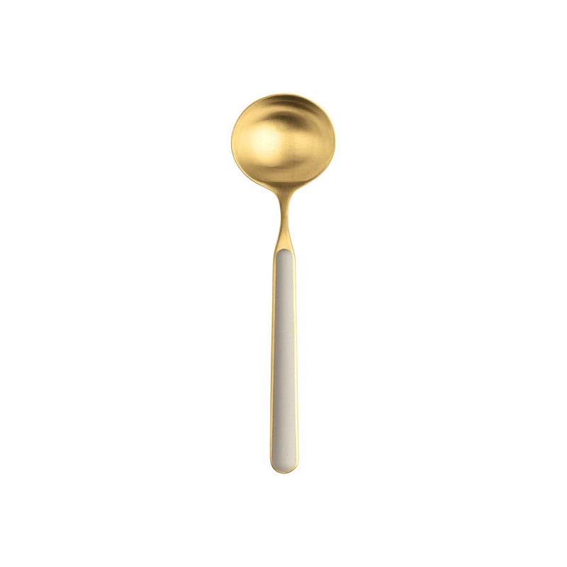 Mepra – Fantasia Ice Gold Gravy Ladle – Turtle-Dove