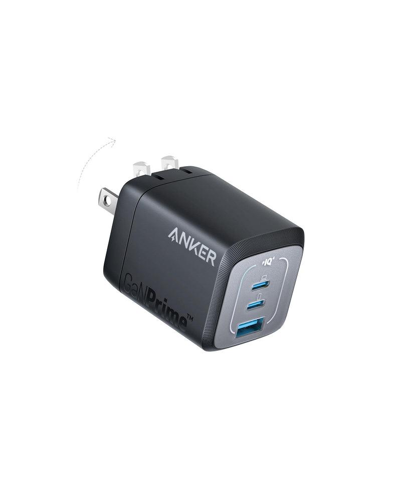 Anker - Prime (A2669) - 67W 3-Port GaN Wall Charger - Black