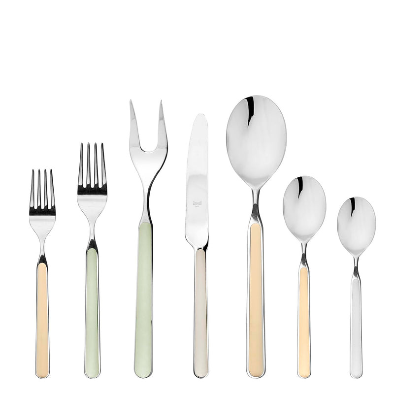 Mepra – Fantasia Sand – 32-Piece Flatware Set