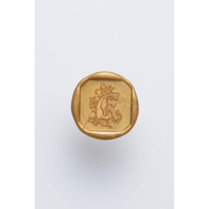 Jacques Herbin - illuminated brass seal - 5 mm - Ancient style - A to Z