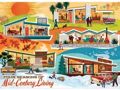 Cobble Hill - Four Seasons Of Mid - Century Living (1000-Piece Puzzle)