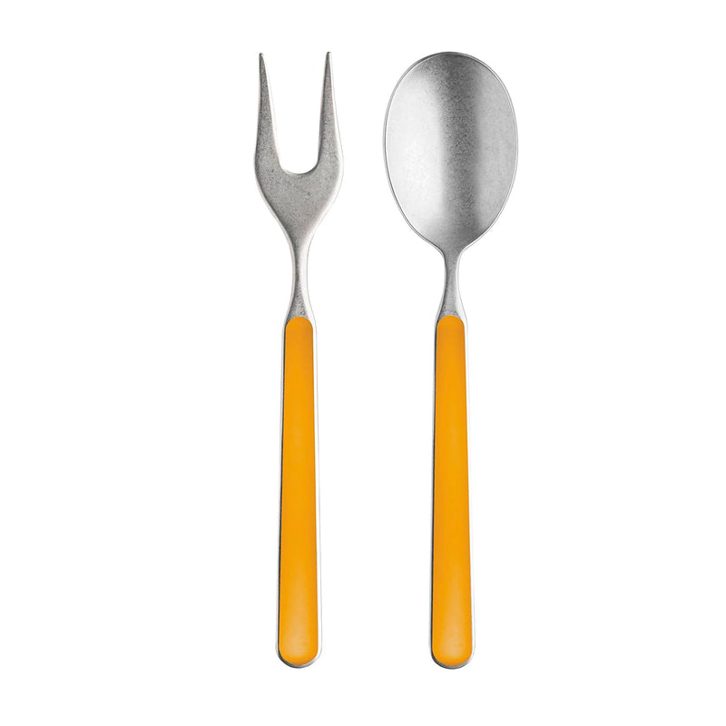 Mepra – Fantasia Pewter Mustard – 2-Piece Serving Set
