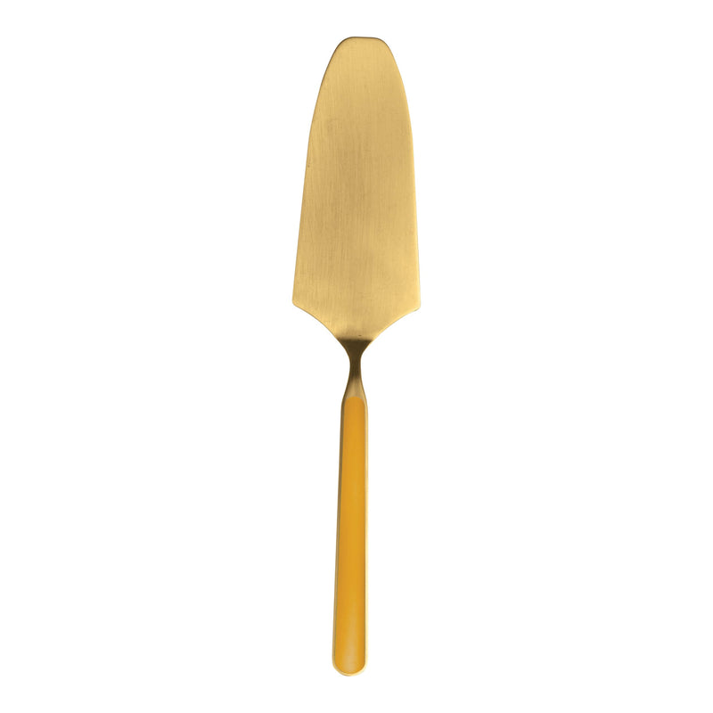 Mepra – Fantasia Ice Gold Cake Server – Mustard