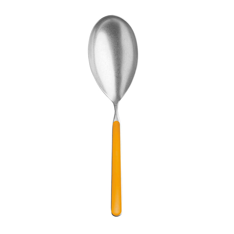 Mepra – Fantasia Pewter Risotto Spoon – Mustard