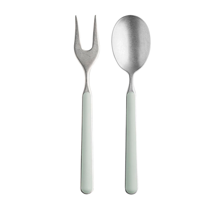 Mepra – Fantasia Pewter Sage – 2-Piece Serving Set