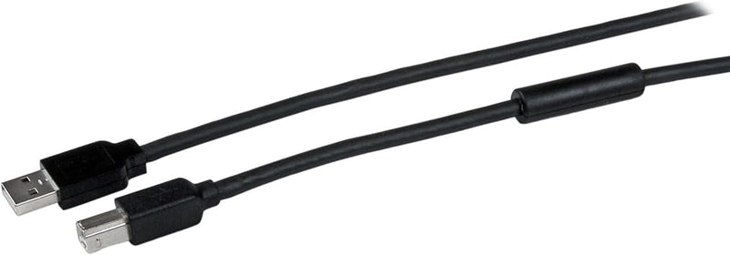 StarTech - Printer Cable USB-A 2.0 Male to USB - B Male 50FT - Black