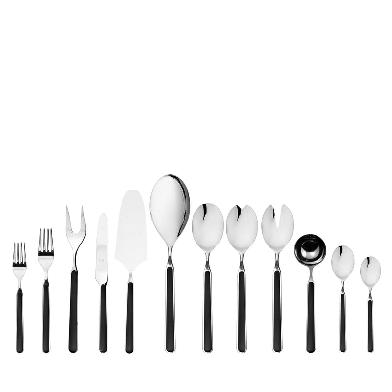 Mepra – Fantasia Black – 67-Piece Flatware Set