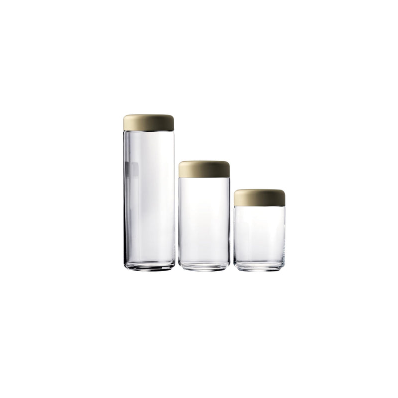 Mepra – Atmosfera Food Container – Urano Materic Champagne – 3-Piece Set