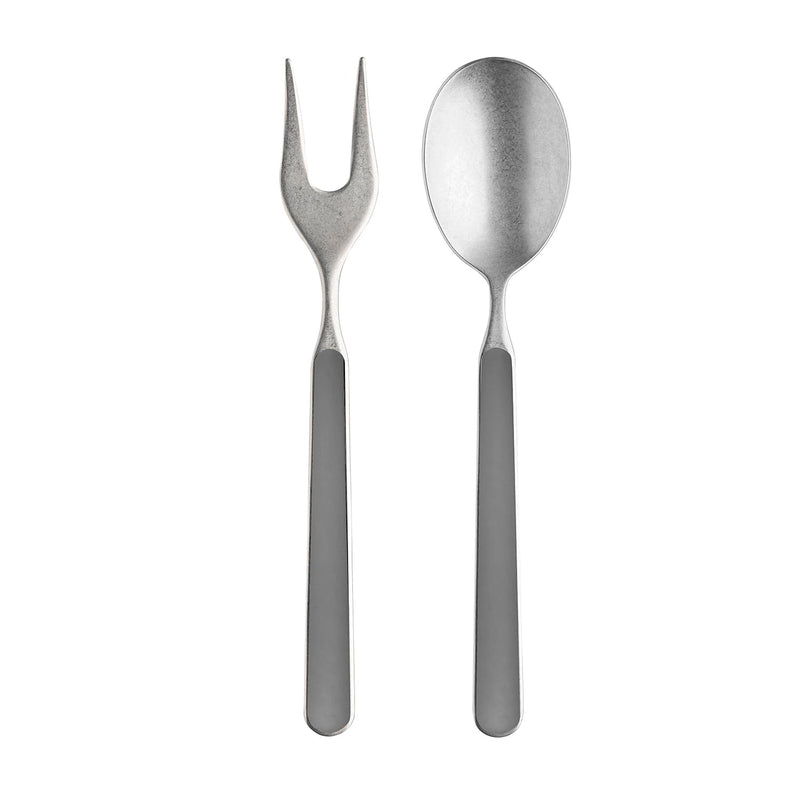 Mepra – Fantasia Pewter Vicuna – 2-Piece Serving Set