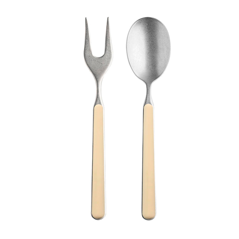 Mepra – Fantasia Pewter Sesame – 2-Piece Serving Set