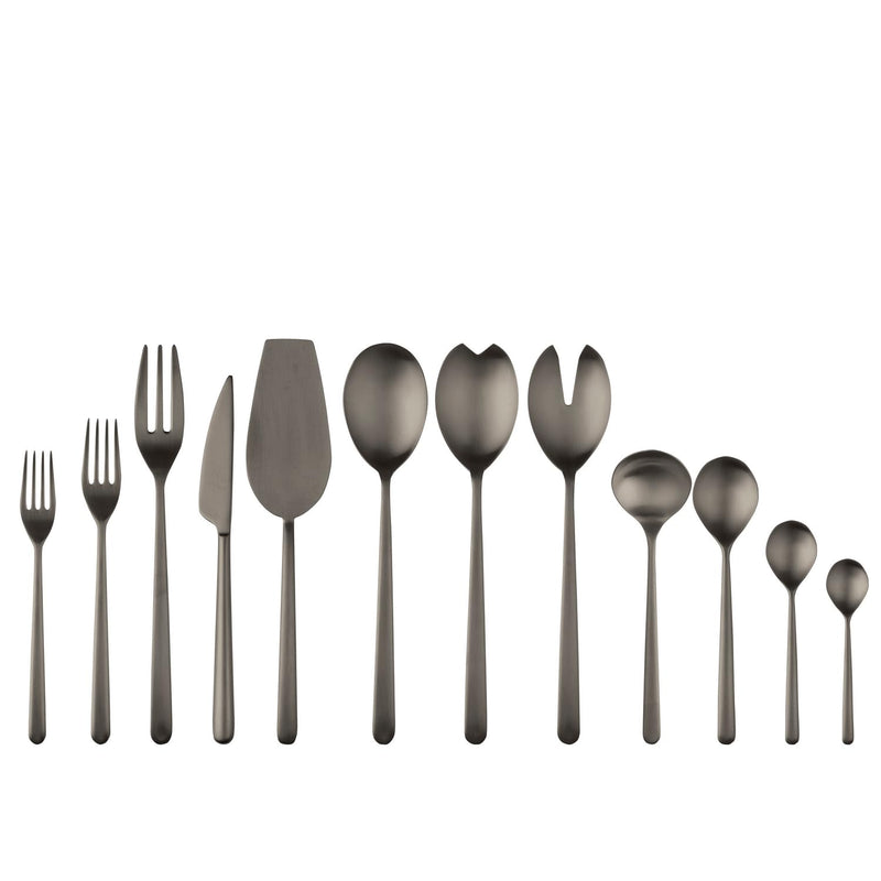 Mepra – Linea Ice oro Nero – 67-Piece Flatware Set