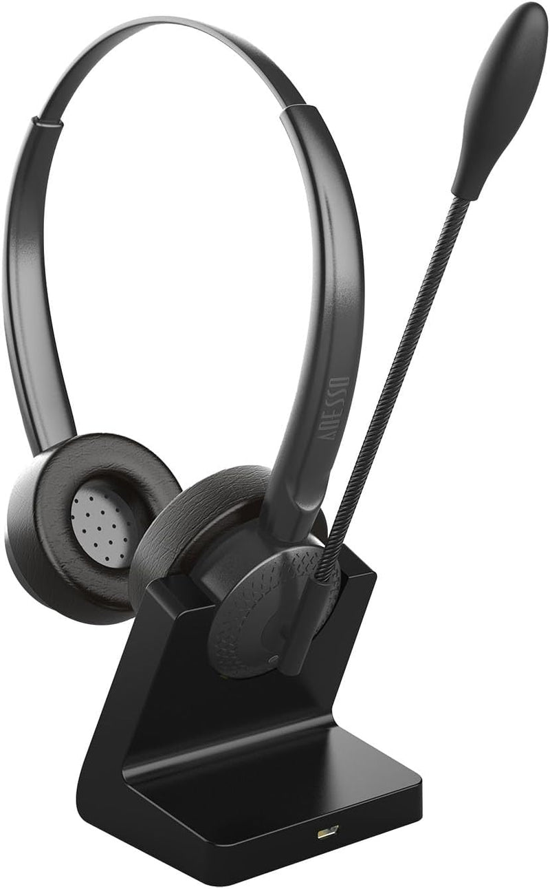 Adesso - Bluetooth headset with Microphone and Charging Dock