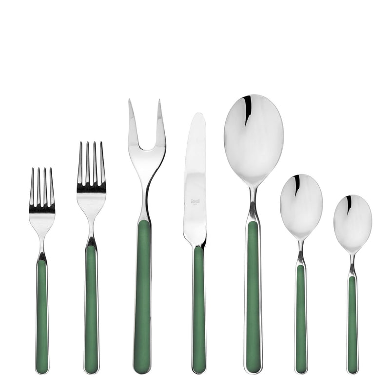 Mepra – Fantasia Green – 32-Piece Flatware Set