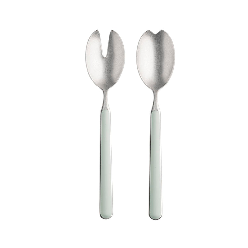 Mepra – Fantasia Pewter Salad Sage – 2-Piece Serving Set