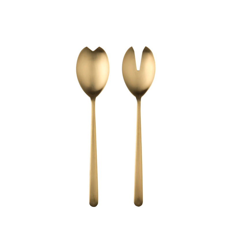 Mepra – Linea Ice Gold Salad – 2-Piece Serving Set