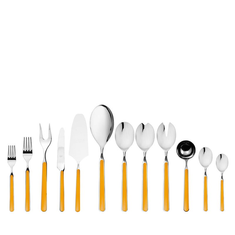 Mepra – Fantasia Mustard – 67-Piece Flatware Set