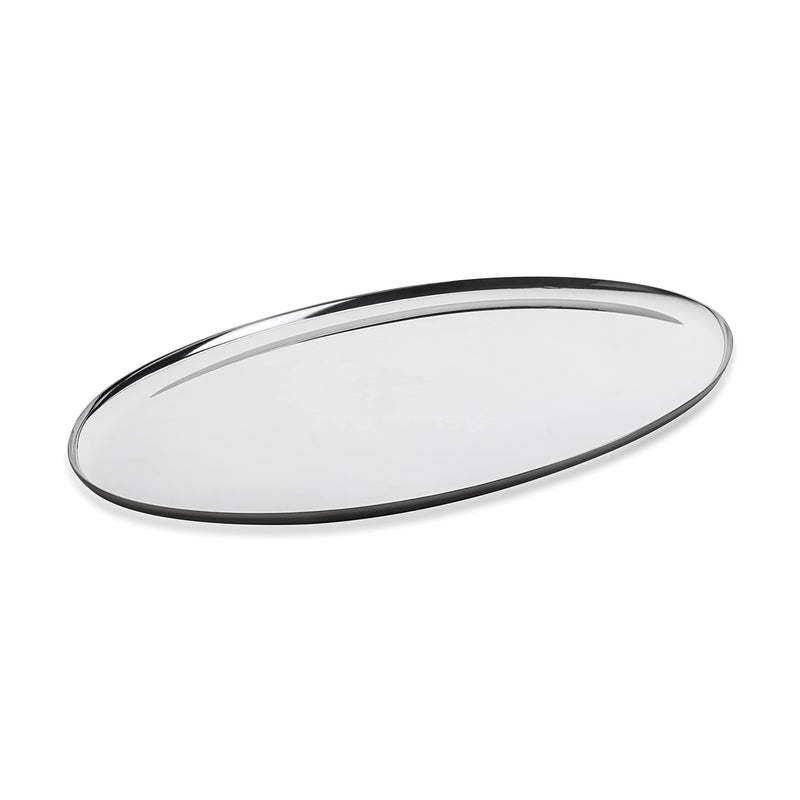 Mepra – Stile by Pininfarina Oval Tray – 11.02"W x 17.71"D – Mirror