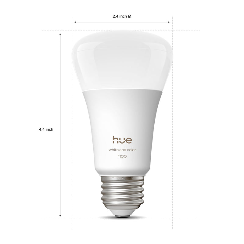 Philips Hue A19 White & Color Ambiance Smart Bulb 591164, 1 Pack