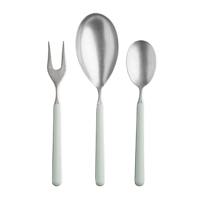 Mepra – Fantasia Pewter Sage – 3-Piece Serving Set
