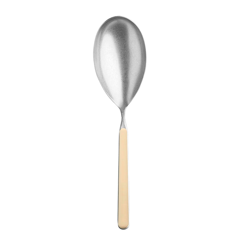 Mepra – Fantasia Pewter Risotto Spoon – Sesame
