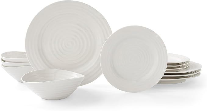 Sophie Conran - White - Porcelain Dinner Set - 12 pieces