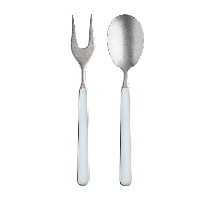 Mepra – Fantasia Pewter Light Blue – 2-Piece Serving Set