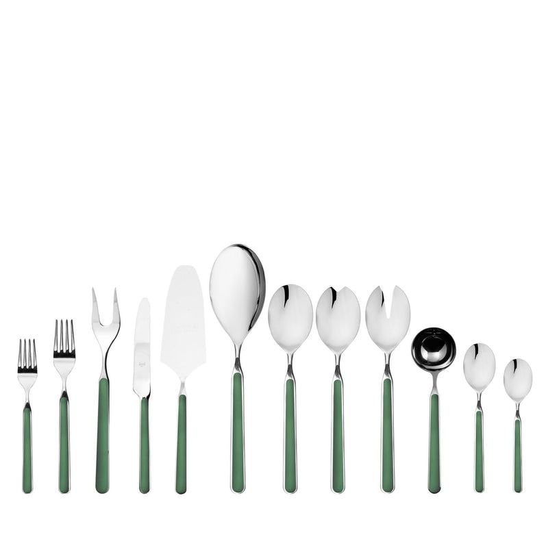 Mepra – Fantasia Green – 67-Piece Flatware Set