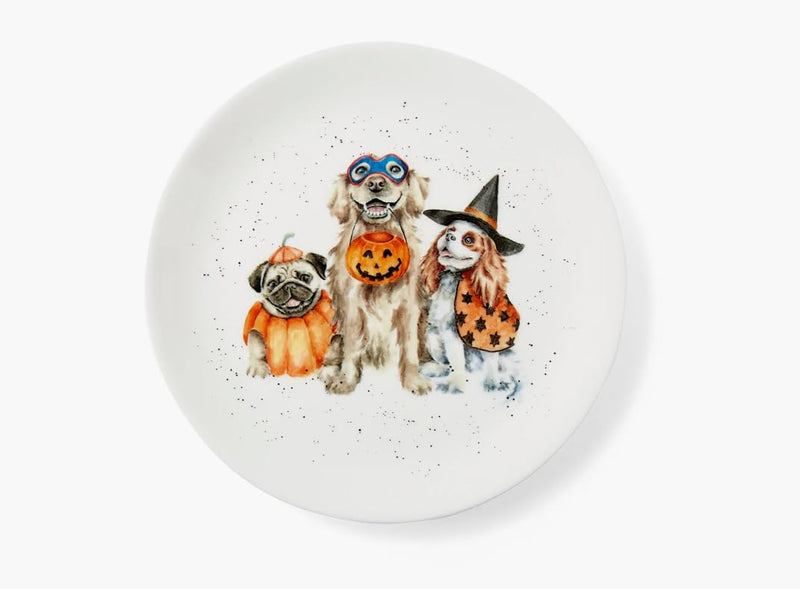 Royal Worcester - Wrendale - COUPE PLATE (TRICK OR TREAT)