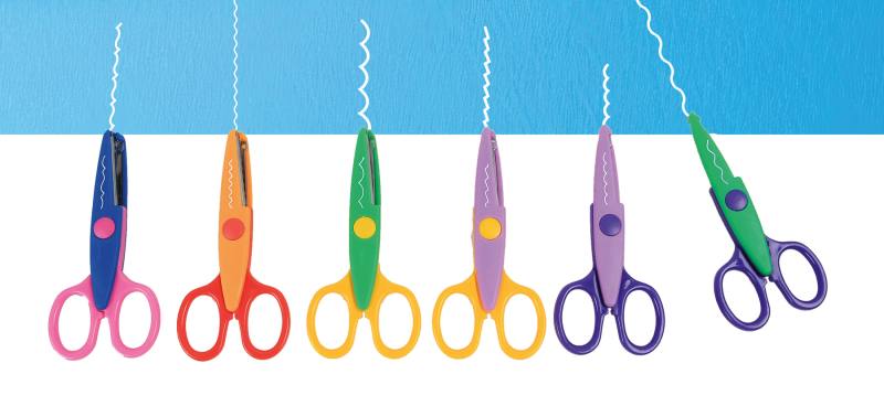 Beleduc - ZIG ZAG SCISSORS (6PCS/6 ASST) - Limolin 